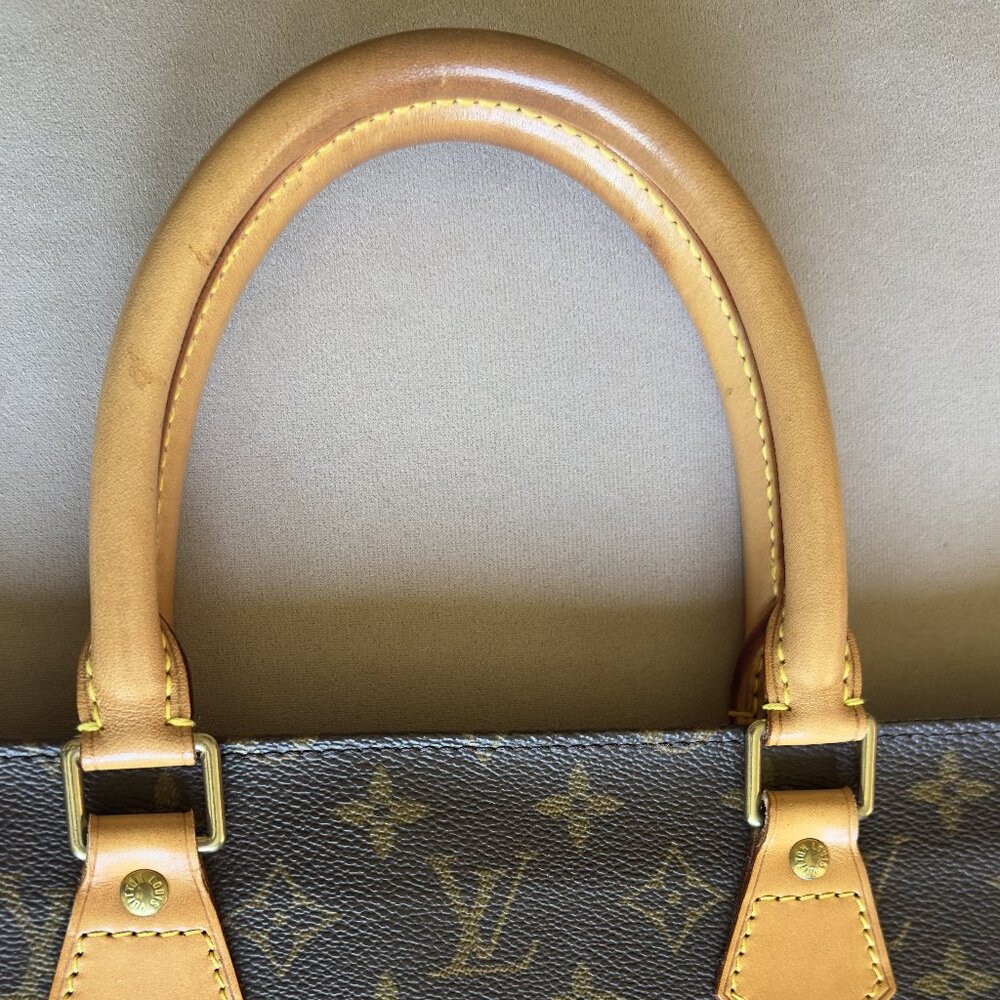 Louis Vuitton Sac Plat Canvas Monogram Handbag Tote - Authentic - Picture 10 of 13